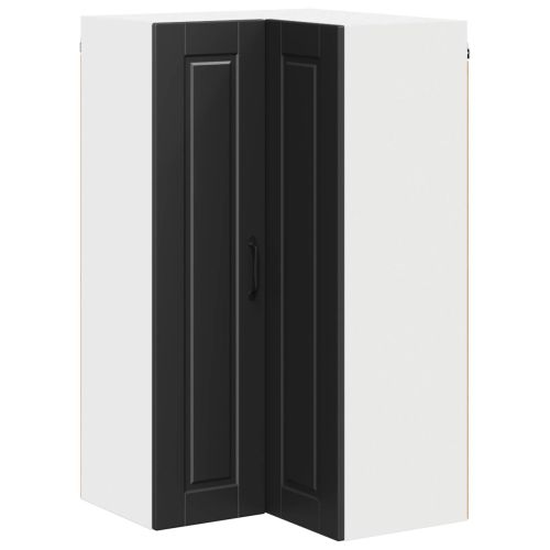 Кухненски шкаф с рафт Черно 57 x 57 x 100 см Инженерно дърво