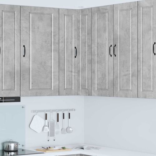 Кухненски шкаф Циментено сиво 57 x 57 x 100 см Инженерно дърво
