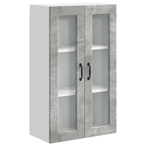 Кухненски шкаф Циментено сиво 60 x 31 x 100 см Инженерно дърво