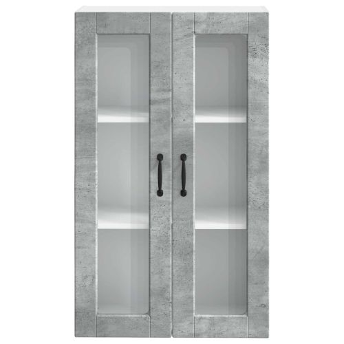 Кухненски шкаф Циментено сиво 60 x 31 x 100 см Инженерно дърво