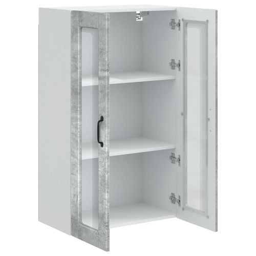 Кухненски шкаф Циментено сиво 60 x 31 x 100 см Инженерно дърво