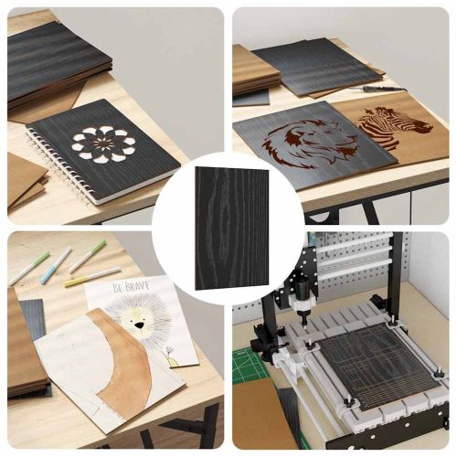 Декор панели 12 pcs Черния дъб 15 x 21 x 0.27 см