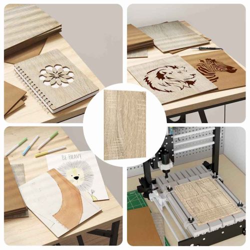 Декор панели 50 pcs Сонома дъб 15 x 21 x 0.27 см