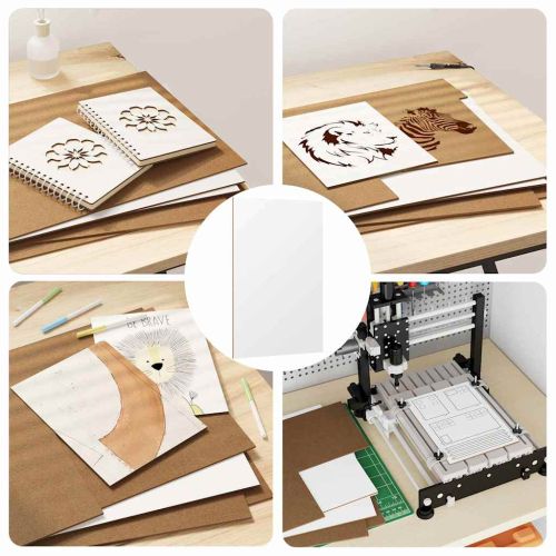 Декор панели 12 pcs Бяло 30 x 42 x 0.27 см Инженерно дърво