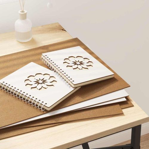 Декор панели 50 pcs Бяло 30 x 42 x 0.27 см Инженерно дърво