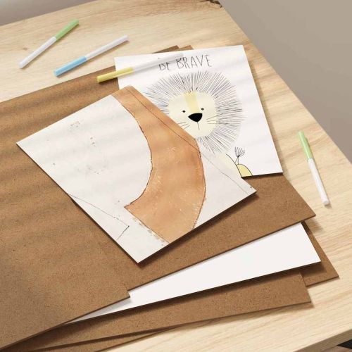 Декор панели 50 pcs Бяло 30 x 42 x 0.27 см Инженерно дърво