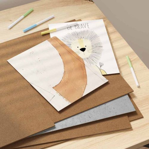 Декор панели 50 pcs Циментено сиво 30 x 42 x 0.27 см