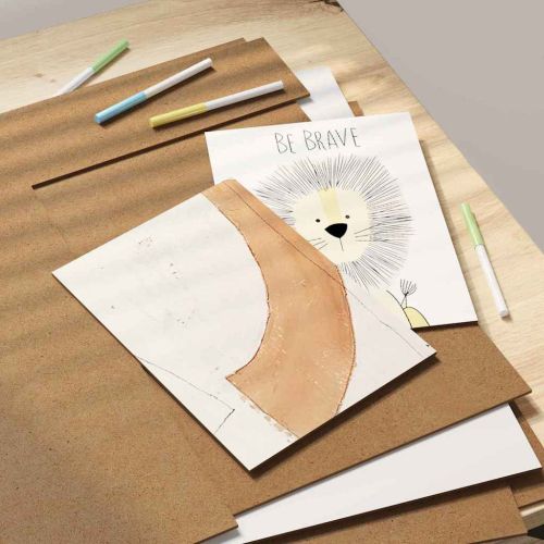 Декор панели 50 pcs Бяло 40 x 60 x 0.27 см Инженерно дърво