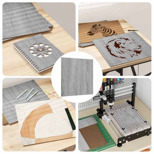 Декор панели 12 pcs Сив Сонома 30 х 30 х 0.27 см