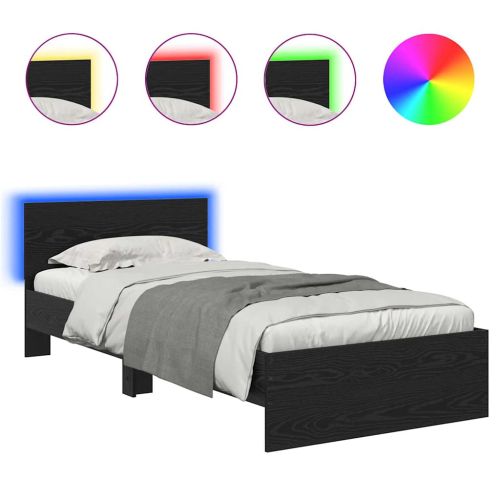 Рамка за легло с таблото Черния дъб 90 x 200 cm Инженерно дърво