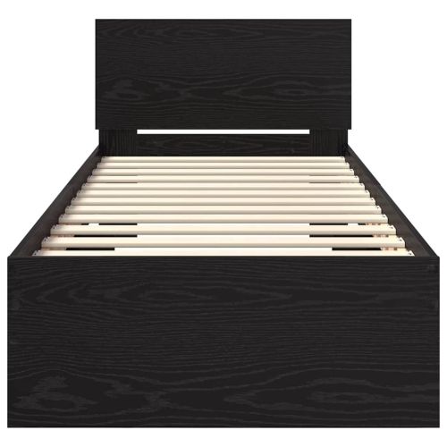 Рамка за легло с таблото Черния дъб 75 x 190 cm Инженерно дърво