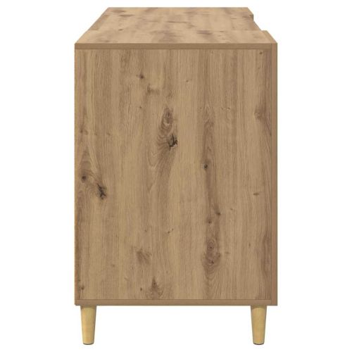 Бюро с рафт със съхранение Дъб 140 x 50 x 75 см Инженерно дърво