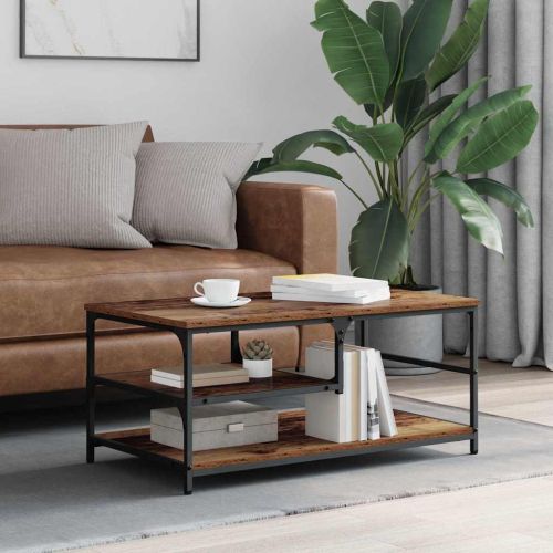 Масичка за кафе Старо дърво 90 x 49 x 40 см Инженерно дърво