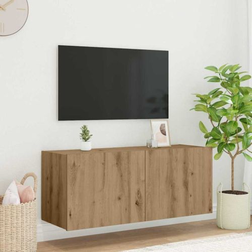 TV стенен шкаф Дъб 100 x 35 x 41 cm Инженерно дърво