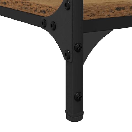 Бюро с рафт Старо дърво 140 x 50 x 75 см Инженерно дърво