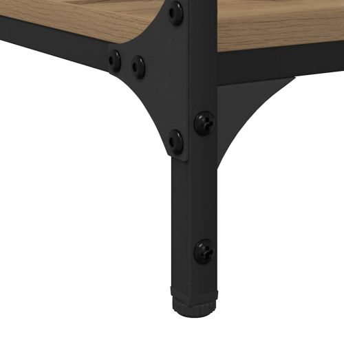 Бюро с рафт със съхранение Дъб 140 x 50 x 75 см Инженерно дърво