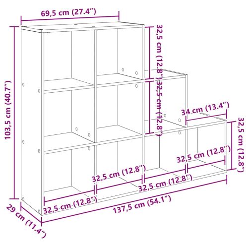 Разделител за стая и библиотека Черния дъб
