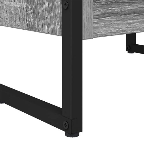 Шкаф за книги Сив Сонома 80 x 30 x 155 см Инженерно дърво