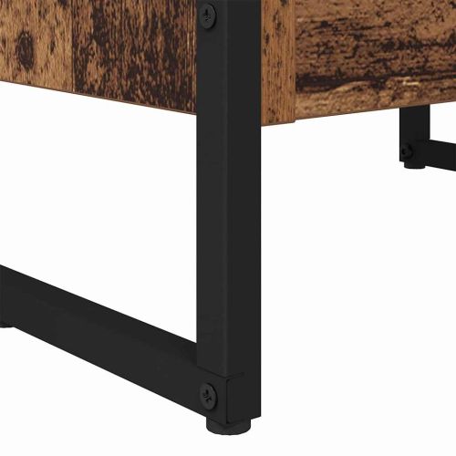 Шкаф за книги Старо дърво 80 x 30 x 155 см Инженерно дърво