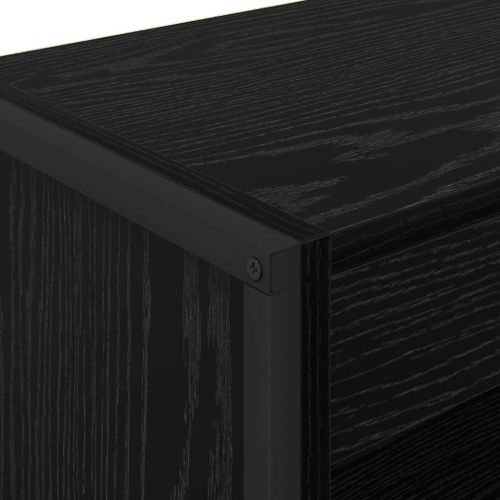 Шкаф за книги Черния дъб 80 x 30 x 155 см Инженерно дърво