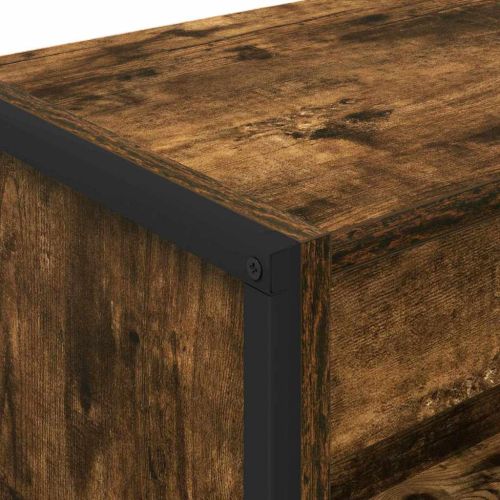 Шкаф за книги Димящ дъб 80 x 30 x 155 см Инженерно дърво