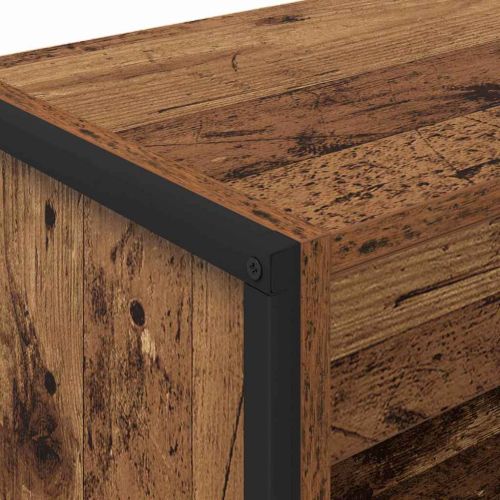 Шкаф за книги Старо дърво 80 x 30 x 155 см Инженерно дърво