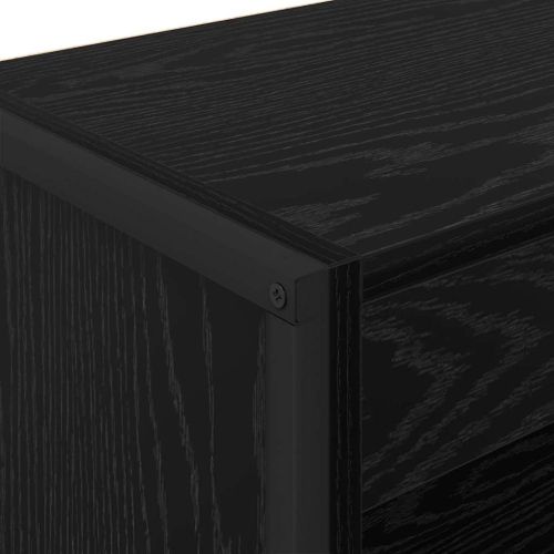 Шкаф за книги Черния дъб 80 x 30 x 155 см Инженерно дърво