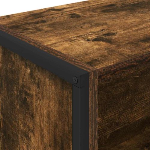 Шкаф за книги Димящ дъб 80 x 30 x 155 см Инженерно дърво