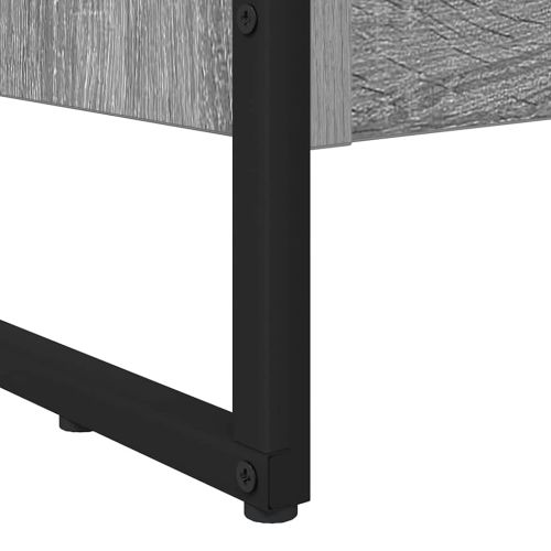 Шкаф за книги Сив Сонома 80 x 30 x 155 см Инженерно дърво