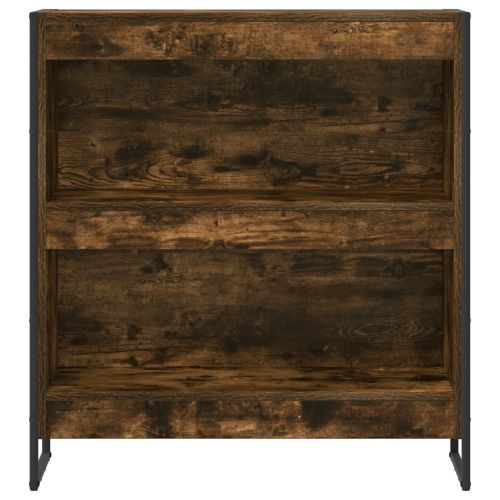 Шкаф за книги Димящ дъб 80 x 30 x 155 см Инженерно дърво