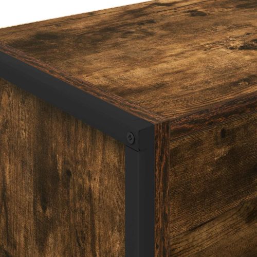 Шкаф за книги Димящ дъб 80 x 30 x 155 см Инженерно дърво