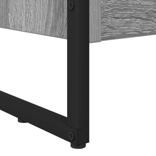 Шкаф за книги Сив Сонома 80 x 30 x 155 см Инженерно дърво