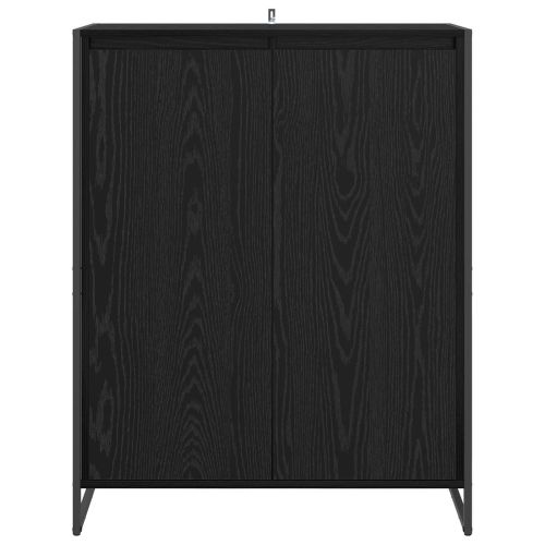 Шкаф за обувки Черния дъб 79 x 36 x 100 см Инженерно дърво