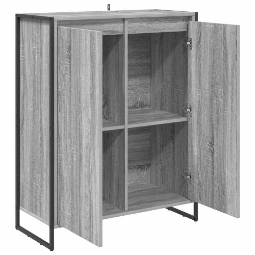 Шкаф за обувки Сив Сонома 79 x 36 x 100 см Инженерно дърво