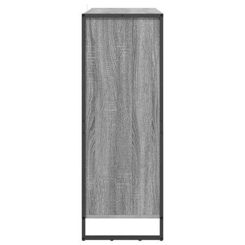 Шкаф за обувки Сив Сонома 79 x 36 x 100 см Инженерно дърво