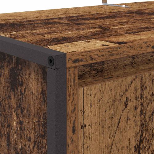 Шкаф за обувки Старо дърво 79 x 36 x 100 см Инженерно дърво