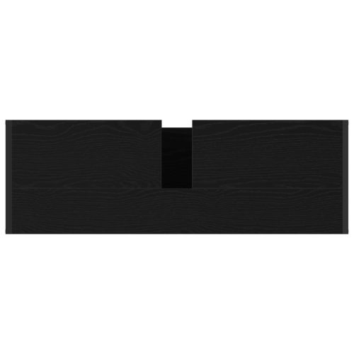 Шкаф за баня с врата Черния дъб 90 x 30 x 60 cm Инженерно дърво