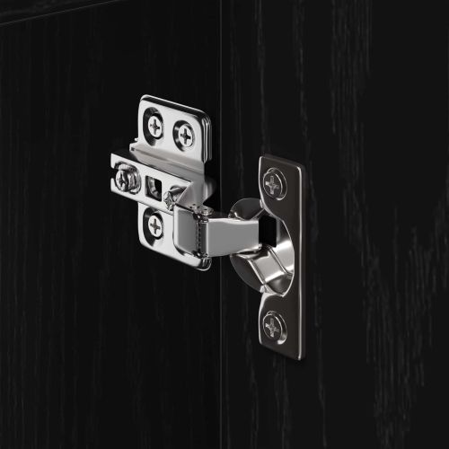 Шкаф за баня с врата Черния дъб 90 x 30 x 60 cm Инженерно дърво