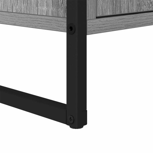 Шкаф за баня с врата Сив Сонома 90 x 30 x 60 cm Инженерно дърво