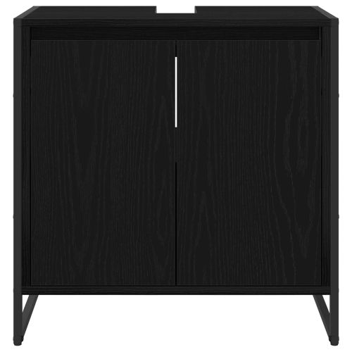 Шкаф за баня с врата Черния дъб 60 x 30 x 60 cm Инженерно дърво