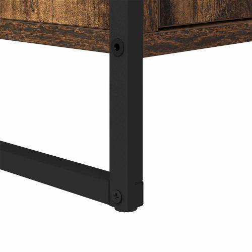 Шкаф за баня с врата Димящ дъб 60 x 30 x 60 cm Инженерно дърво