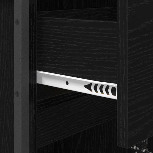 Шкаф за баня Черния дъб 40 x 30 x 180 см Инженерно дърво