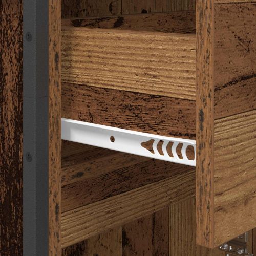 Шкаф за баня Старо дърво 40 x 30 x 180 см Инженерно дърво