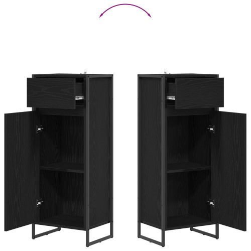 Шкаф за баня Черния дъб 40 x 30 x 100 см Инженерно дърво