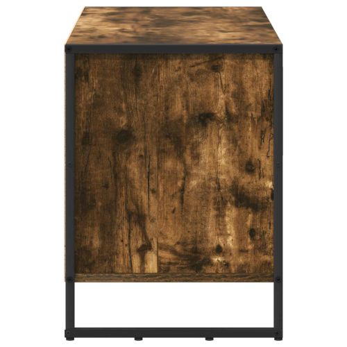 ТВ шкаф с чекмедже Димящ дъб 100 x 36 x 49,5 см Инженерно дърво