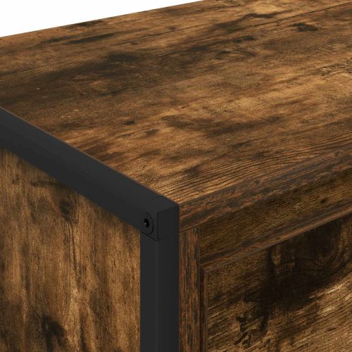 ТВ шкаф с чекмедже Димящ дъб 100 x 36 x 49,5 см Инженерно дърво