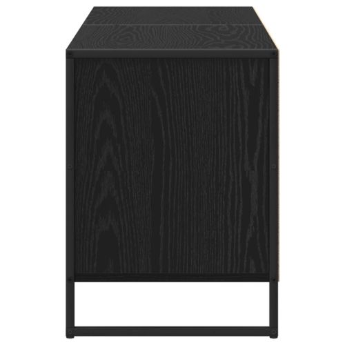 ТВ шкаф Черния дъб 140 x 36 x 49.5 см Инженерно дърво