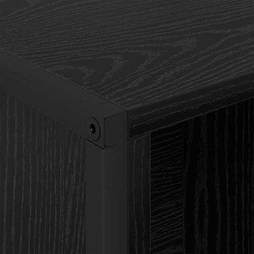 Шкаф за книги Черния дъб 99.5 x 30 x 108.5 см Инженерно дърво