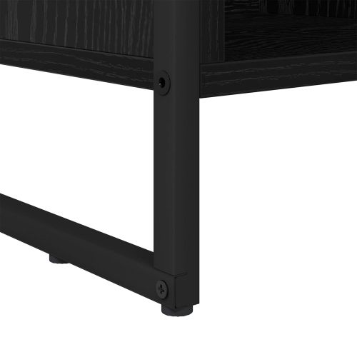 Шкаф за книги Черния дъб 99.5 x 30 x 108.5 см Инженерно дърво