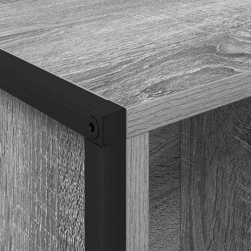 Шкаф за книги Сив Сонома 99.5 x 30 x 108.5 см Инженерно дърво